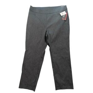 Briggs Women's Size 18 Dress Pants Comfort Waist Slimming NWT Heather Grey